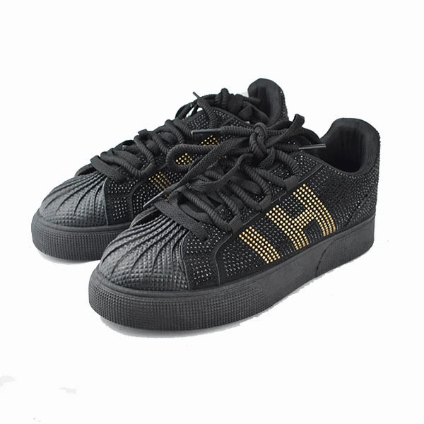 Espadrille ballerine pour femme 270-8 noir miniature